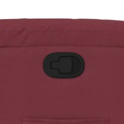 vidaXL Sillón reclinable elevable tela rojo tinto Rojo vino tinto Hot