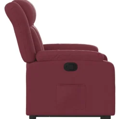 vidaXL Sillón reclinable elevable tela rojo tinto Rojo vino tinto Hot