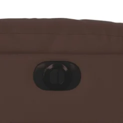 vidaXL Sillas-Sillón reclinable eléctrico de cuero sintético marrón