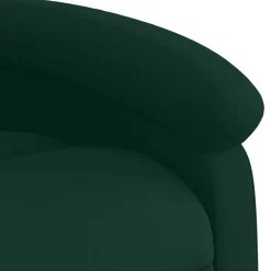 vidaXL Sillón reclinable elevable terciopelo Verde oscuro Best