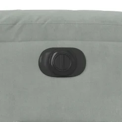 vidaXL Sillón reclinable eléctrico de terciopelo Gris claro New