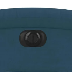 vidaXL Sillón reclinable eléctrico terciopelo Azul Clearance