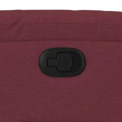 vidaXL Sillón reclinable elevable tela rojo tinto Rojo vino tinto Best