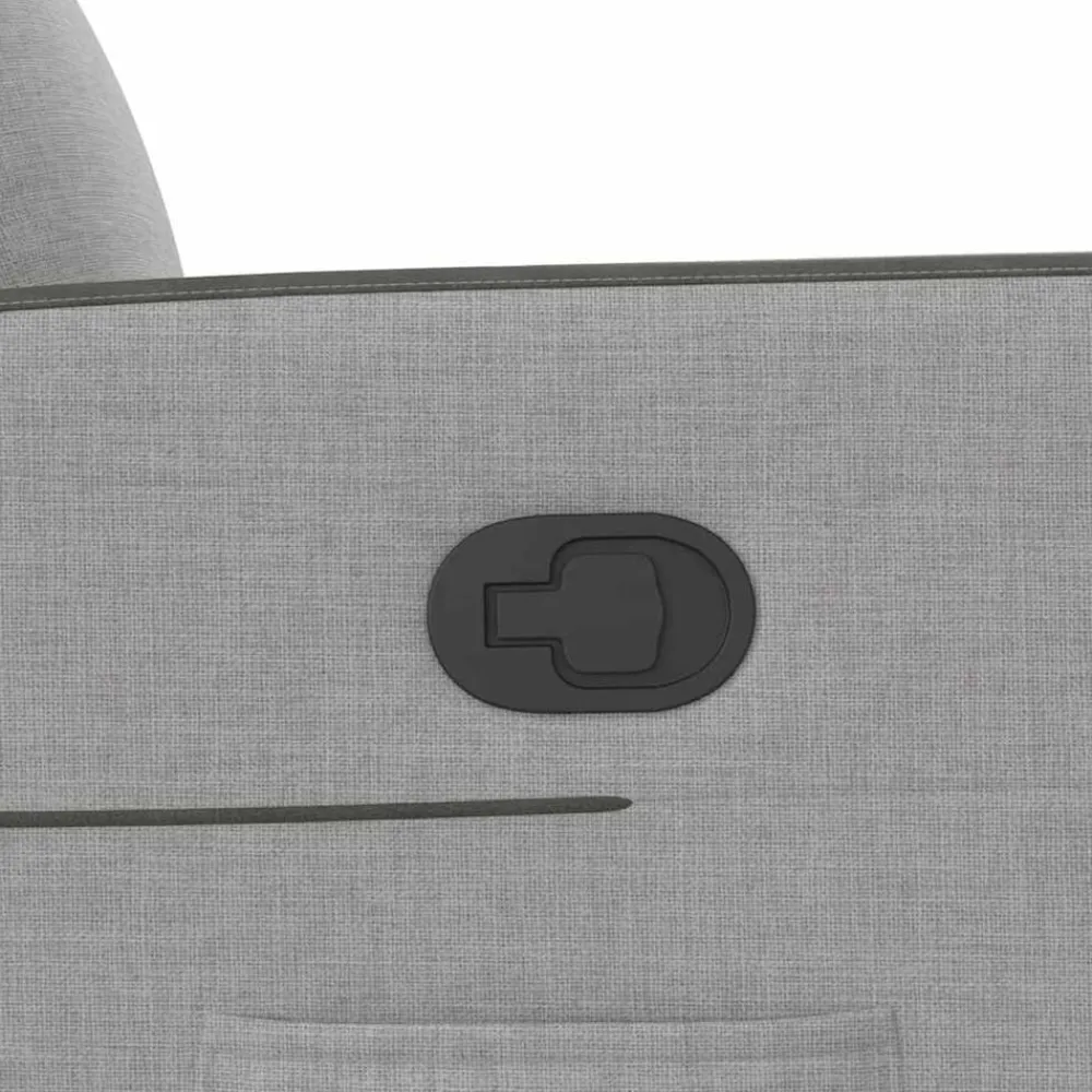 vidaXL Sillón reclinable elevable de tela Gris nube Hot
