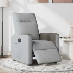 vidaXL Sillas-Sillón reclinable eléctrico tela