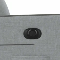 vidaXL Sillas-Sillón reclinable eléctrico tela