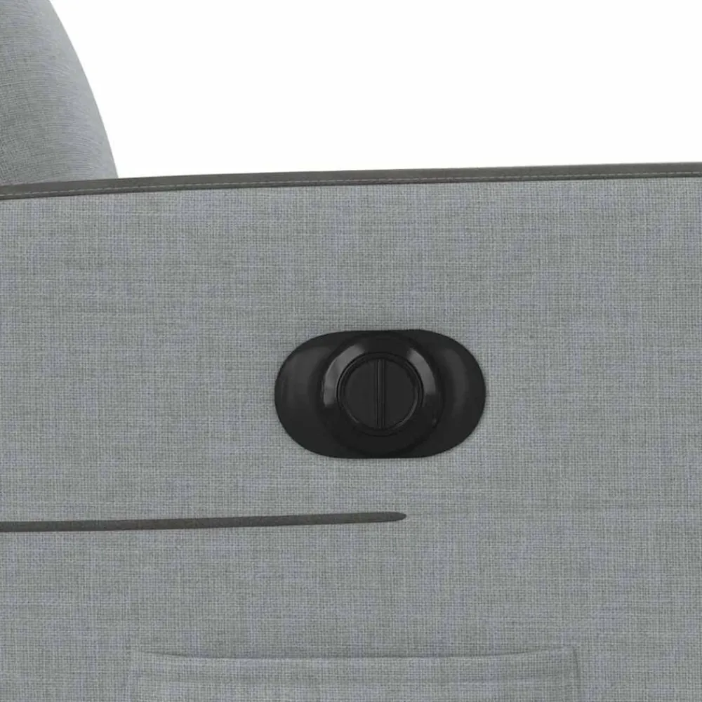 vidaXL Sillas-Sillón reclinable eléctrico tela