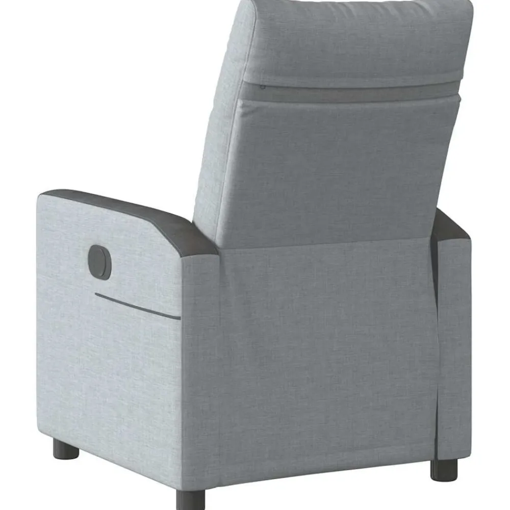 vidaXL Sillas-Sillón reclinable eléctrico tela