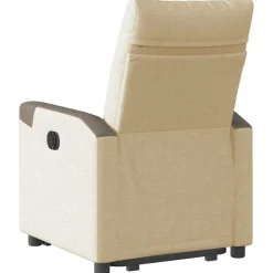 vidaXL Sillas-Sillón reclinable elevable de tela color