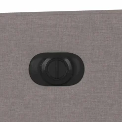vidaXL Sillas-Sillón reclinable eléctrico tela gris