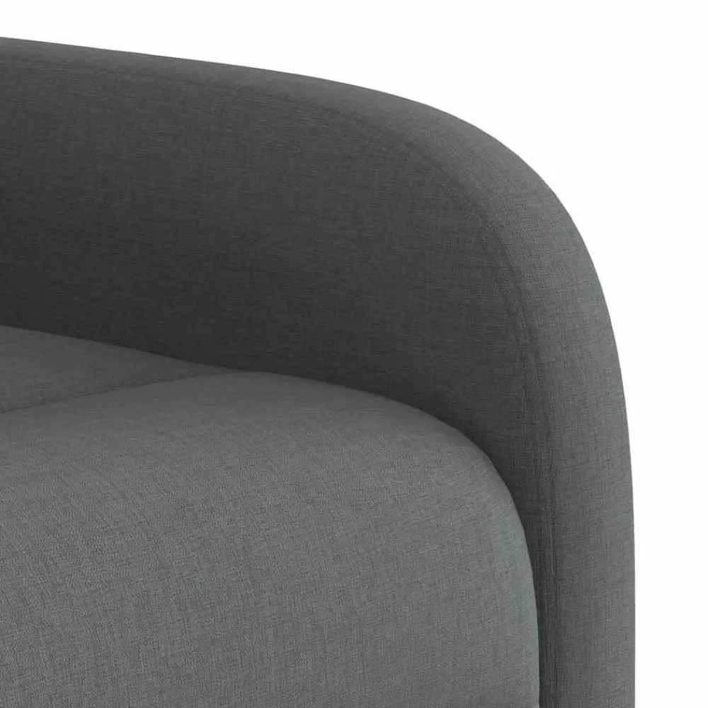 vidaXL Sillón reclinable elevable de tela Gris oscuro Sale