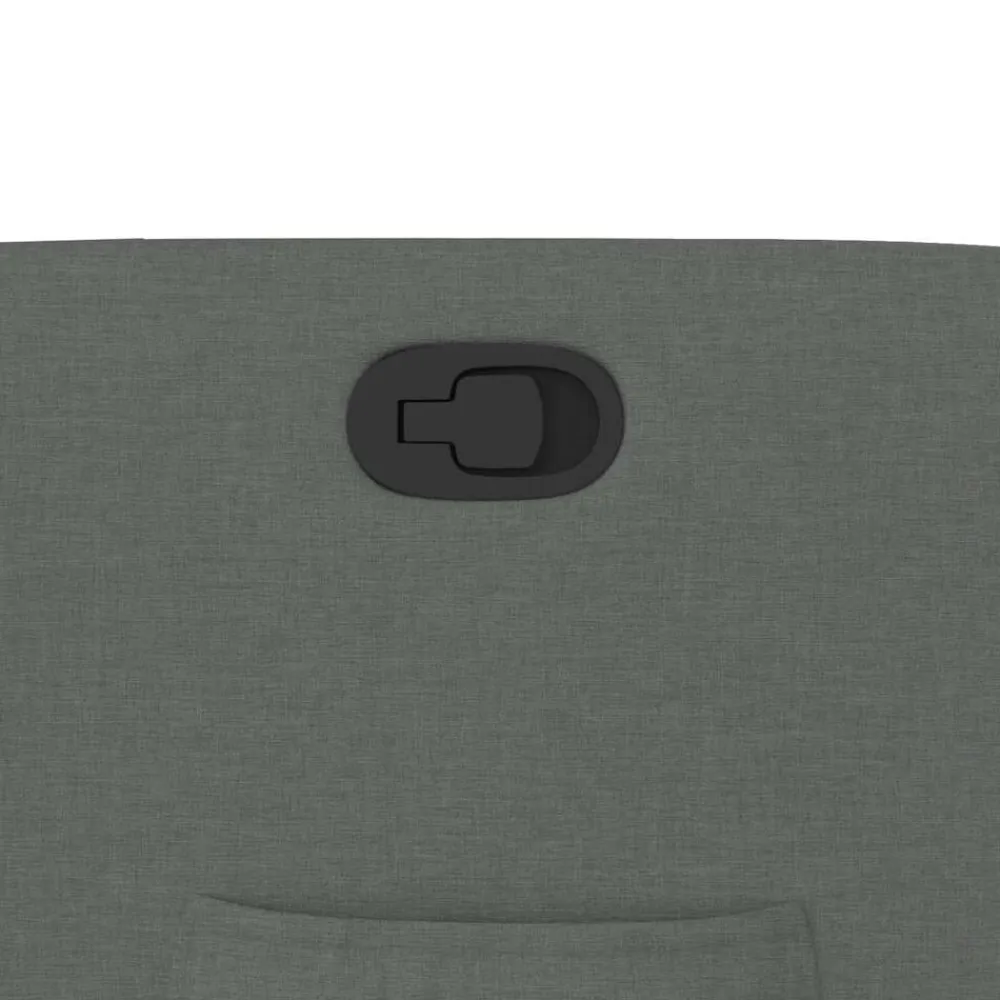vidaXL Sillón reclinable elevable de tela Gris oscuro Sale