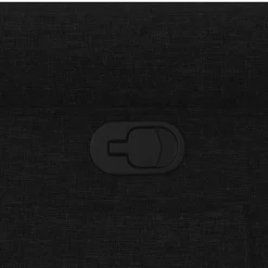 vidaXL Sillón reclinable elevable tela Negro Clearance