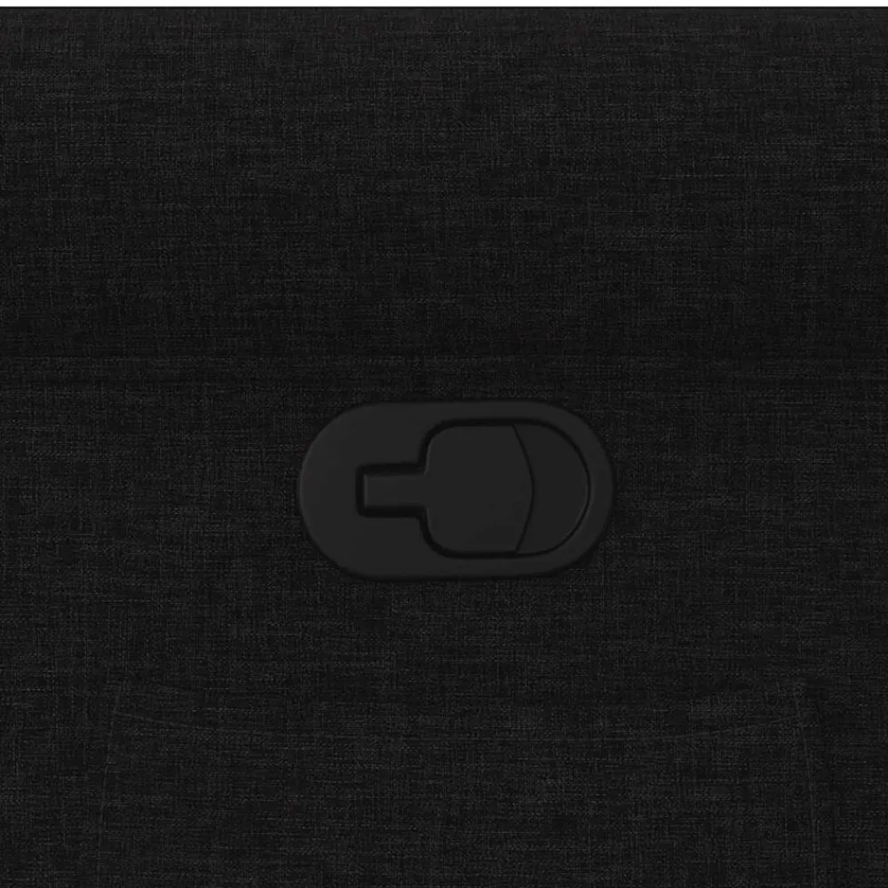 vidaXL Sillón reclinable elevable tela Negro Clearance