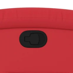 vidaXL Sillón reclinable elevable cuero artificial Rojo Online