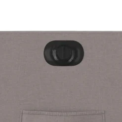 vidaXL Sillas-Sillón reclinable eléctrico tela gris