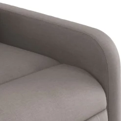vidaXL Sillas-Sillón reclinable eléctrico tela gris