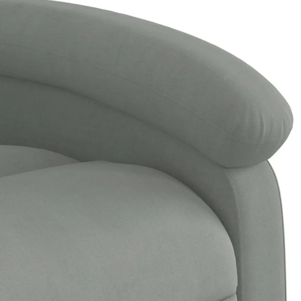 vidaXL Sillas-Sillón reclinable elevable terciopelo