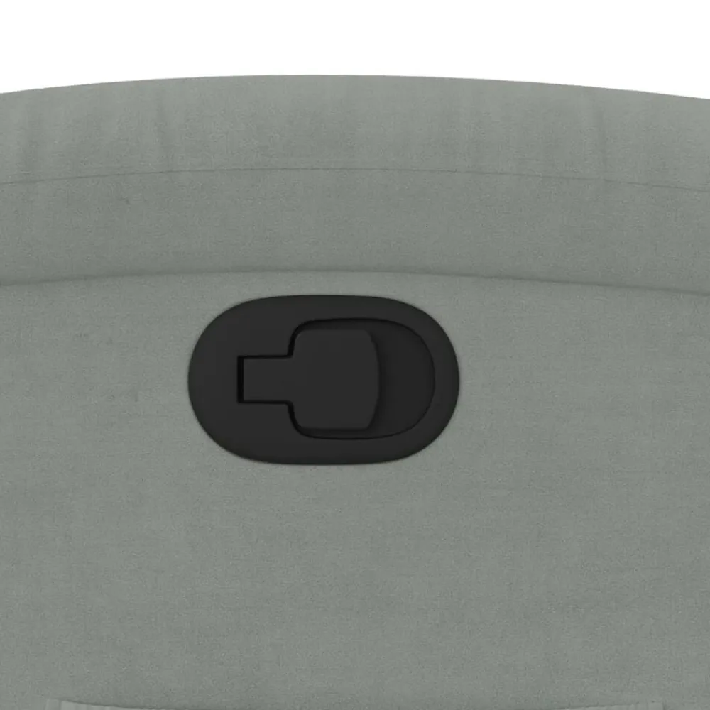 vidaXL Sillas-Sillón reclinable elevable terciopelo