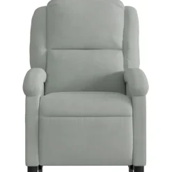 vidaXL Sillas-Sillón reclinable elevable terciopelo
