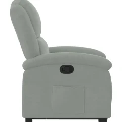 vidaXL Sillas-Sillón reclinable elevable terciopelo