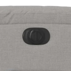 vidaXL Sillón reclinable eléctrico de tela Gris nube Best