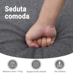 vidaXL Sillón reclinable eléctrico de tela Negro Online