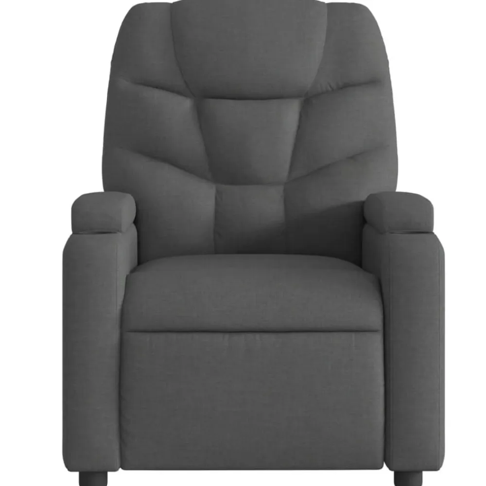 vidaXL Sillón reclinable eléctrico de tela Negro Online