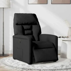 vidaXL Sillas-Sillón reclinable eléctrico de tela