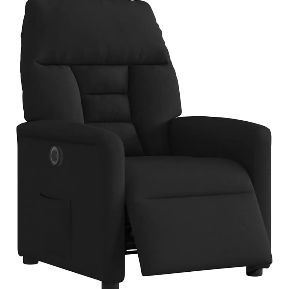 vidaXL Sillas-Sillón reclinable eléctrico de tela