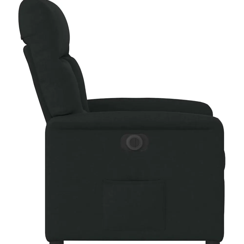 vidaXL Sillas-Sillón reclinable eléctrico de tela