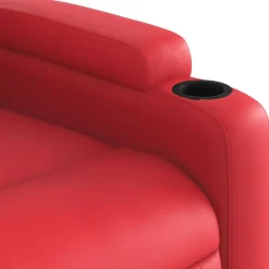 vidaXL Sillas-Sillón reclinable elevable cuero artificial