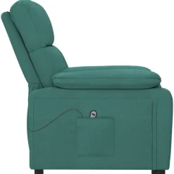 vidaXL Sillas-Sillón reclinable eléctrico tela