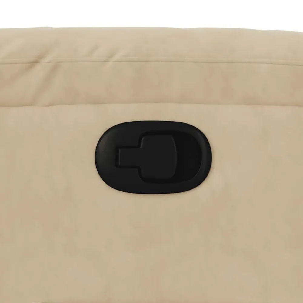 vidaXL Sillas-Sillón reclinable elevable tela de microfibra color