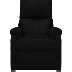 vidaXL Sillón reclinable eléctrico de tela Negro Outlet