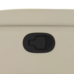 vidaXL Sillón reclinable elevable cuero artificial color Crema Clearance