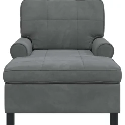 vidaXL Sillas-Sillón reclinable 91 x 157 x 91 cm Terciopelo