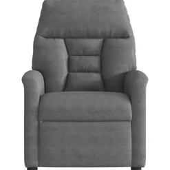 vidaXL Sillas-Sillón reclinable masaje eléctrico tela microfibra