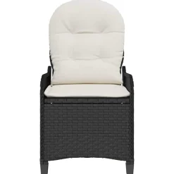 vidaXL Muebles De Jardín-Sillón reclinable 56 x 66 x 95 cm ratán sintético