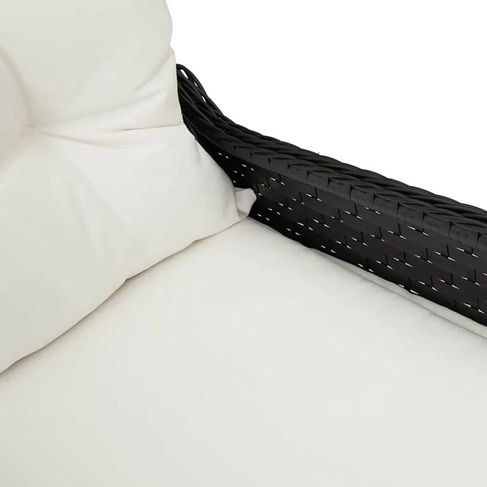 vidaXL Muebles De Jardín-Sillón reclinable 56 x 66 x 95 cm ratán sintético
