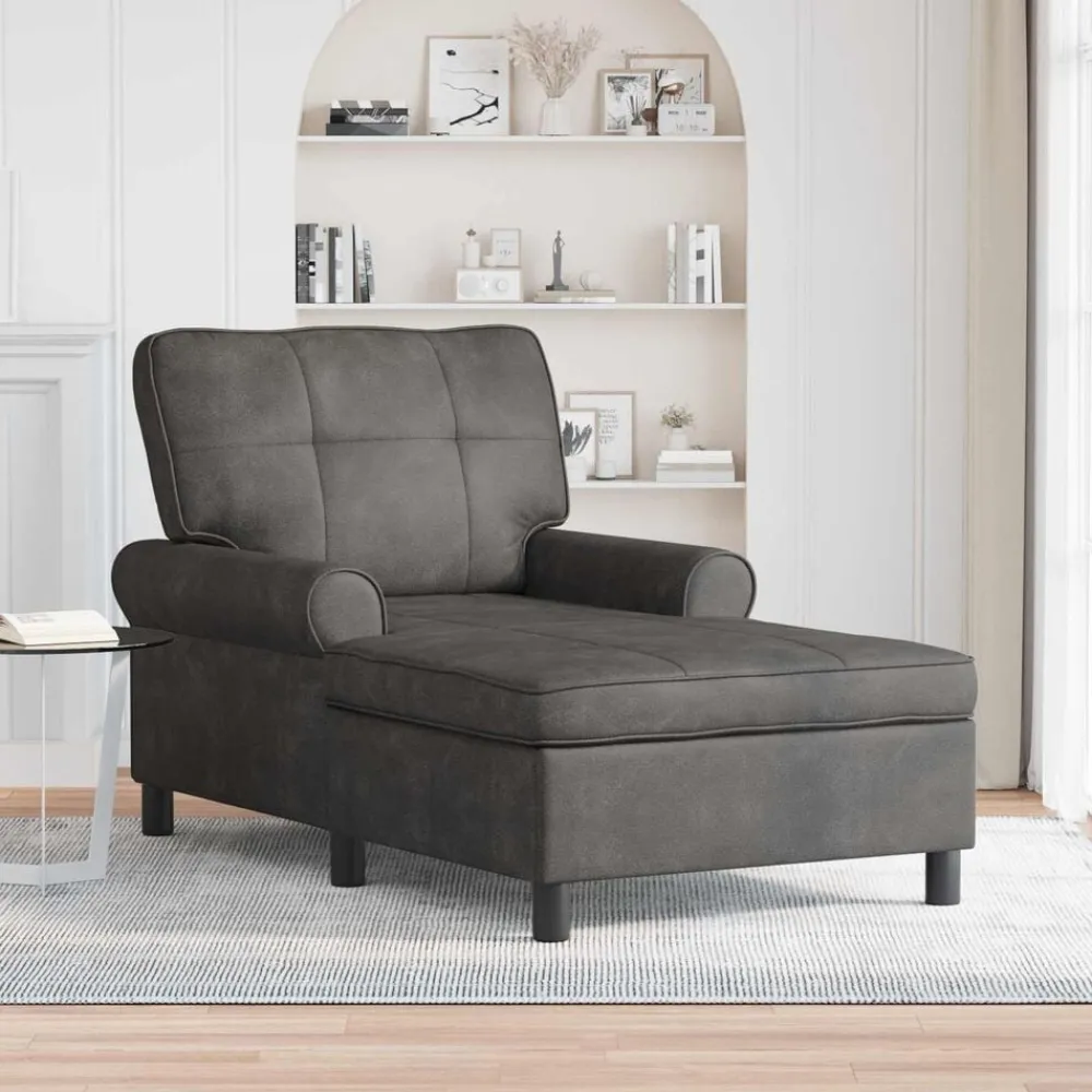 vidaXL Sillón reclinable 91 x 157 x 91 cm Cuero sintético Negro New