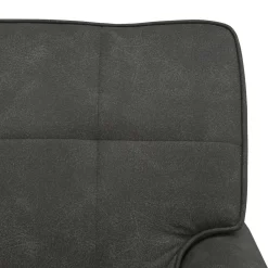 vidaXL Sillón reclinable 91 x 157 x 91 cm Cuero sintético Negro New