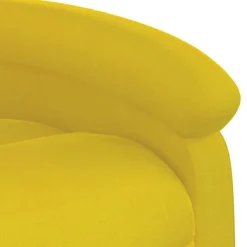 vidaXL Sillón reclinable terciopelo Amarillo Best