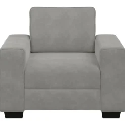 vidaXL Sillón sofá 100x77x82 cm terciopelo Gris claro Best