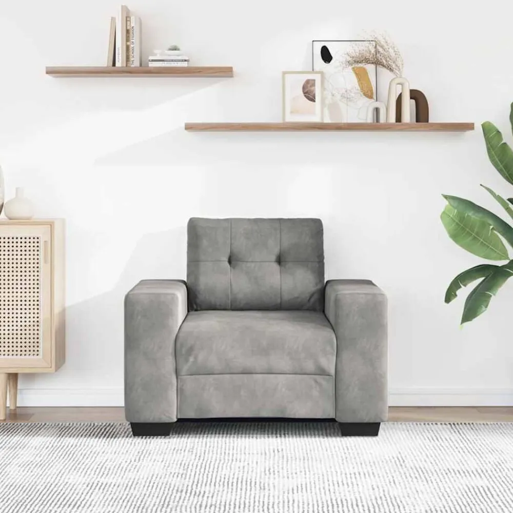 vidaXL Sofás-Sillón sofá 100x78x80 cm terciopelo