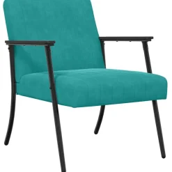 vidaXL sillón 59 x 75 x 78 cm Terciopelo Tuquesa Online