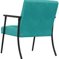 vidaXL sillón 59 x 75 x 78 cm Terciopelo Tuquesa Online
