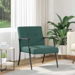 vidaXL Sillas-sillón tela
