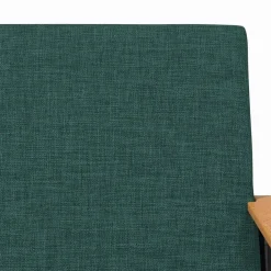vidaXL sillón tela Verde oscuro