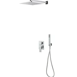 vidaXL Fontanería-Sistema de ducha acero inoxidable 201